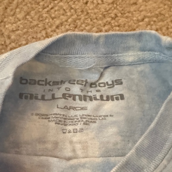 NEW Backstreet Boy’s Tie Dyed T-Shirt from Into the Millennium Sphere Winter L - Picture 5 of 14